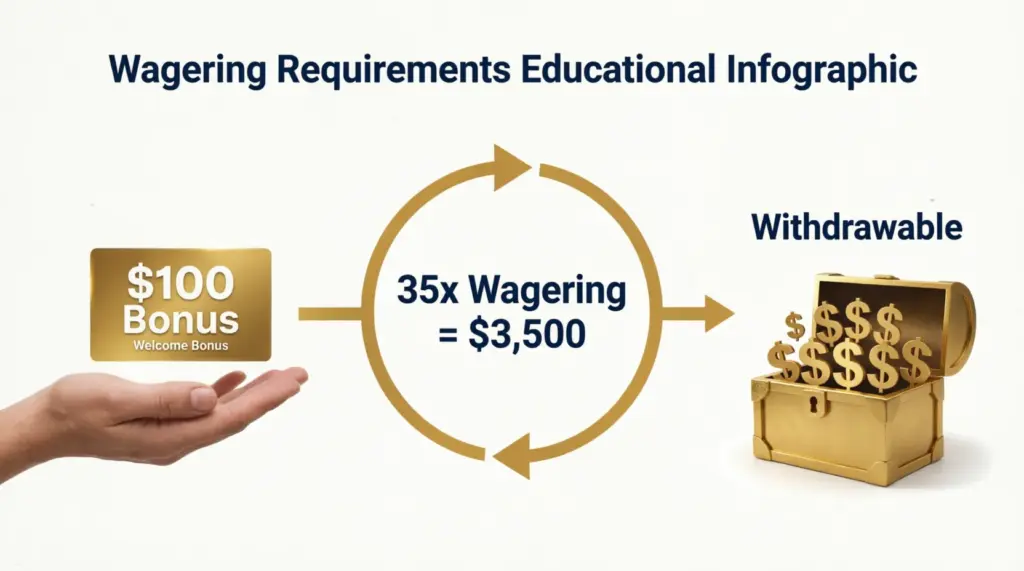 Wagering Requirements Visual
